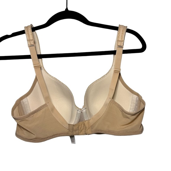 Cacique Modern Lace Lightly Lined Balconette Bra  beige 38C - Picture 7 of 11